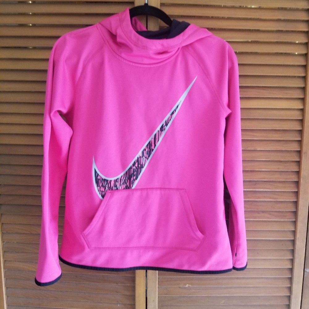 Nike pink hoodie size XL